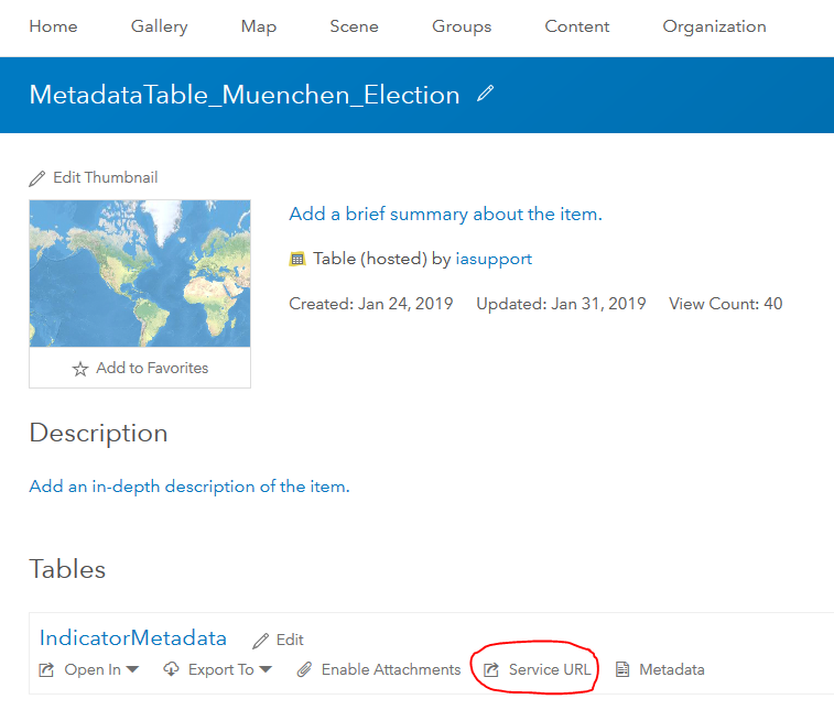 Data Catalog | National Data Service Integration – InstantAtlas Help