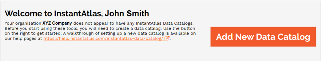 Getting started with the InstantAtlas Data Catalog using US example ...